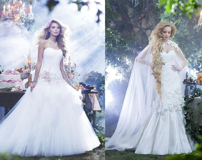 fairy tale elfinwedding dresses